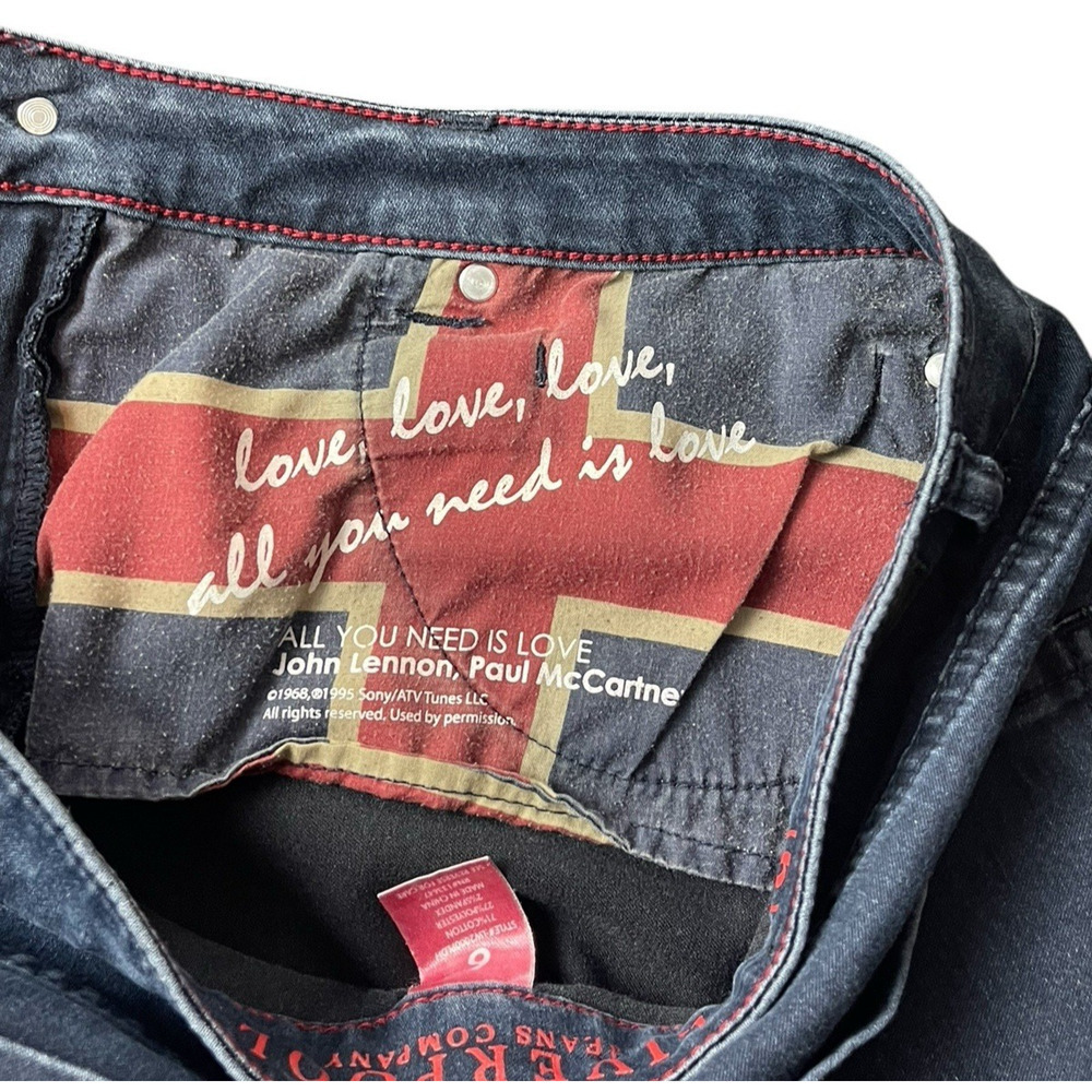 Liverpool Jeans Co Abbys Skin Denim Jeans Women Size 6 Dark Denim Soft Skinny - Picture 11 of 12